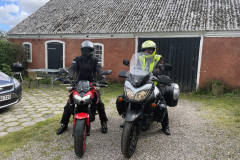 Marcus og mig på vej på tur